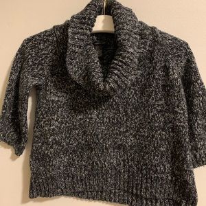 International concepts cropped sweater
